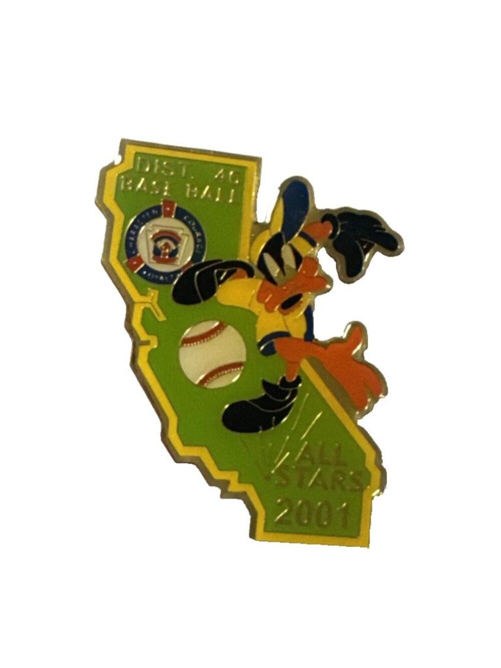 Little League Baseball Pin CA D46 ALL STARS - 2001 DAFFY DUCK
